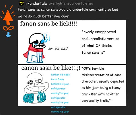 fanon vs canon meme|fanon vs canon dhmis.